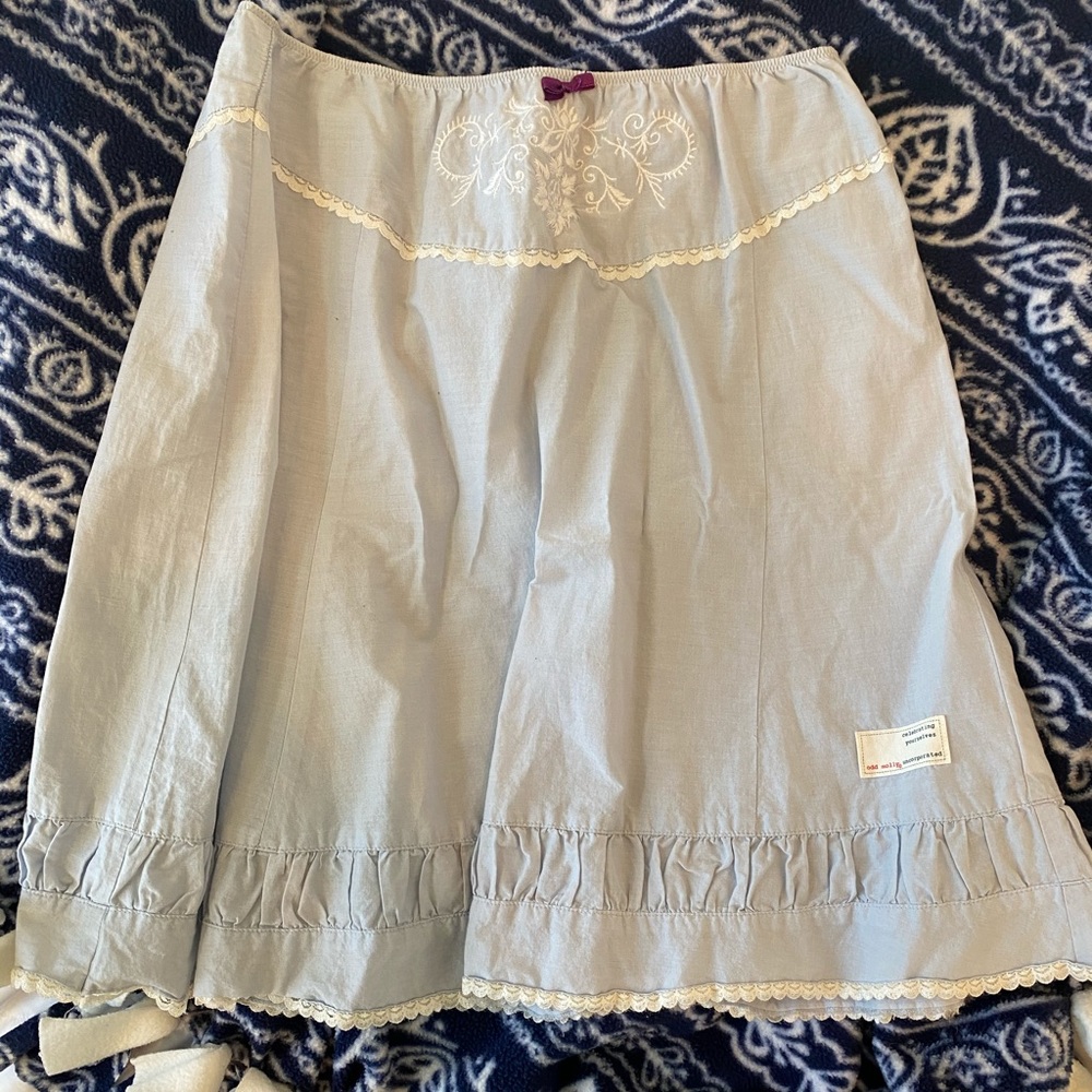 light blue odd molly skirt